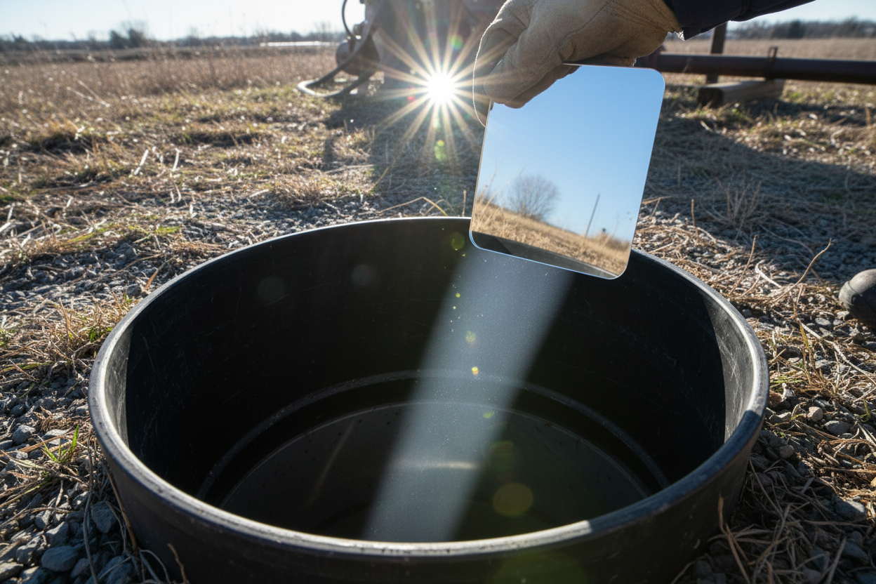 Water Well Bore Hole View Mirror