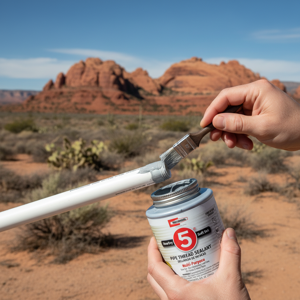 RectorSeal No. 5 Pipe Thread Sealant, Lubricates & Protects Threads, Soft Setting, Slow Drying, & Permits Easy Breakout, Contains No Other Metals, 1 Quart