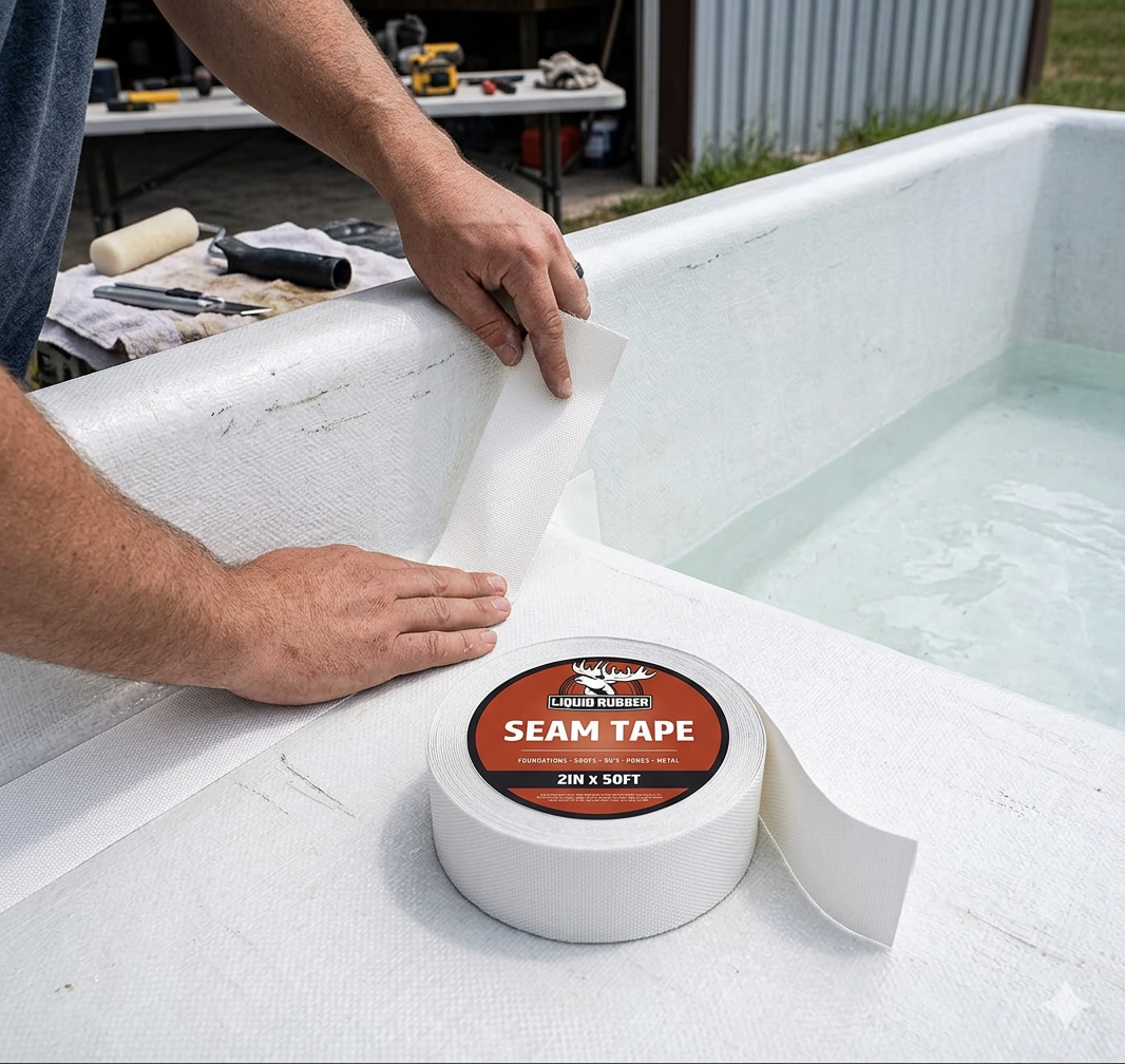Liquid Rubber Peel and Stick Seam Tape